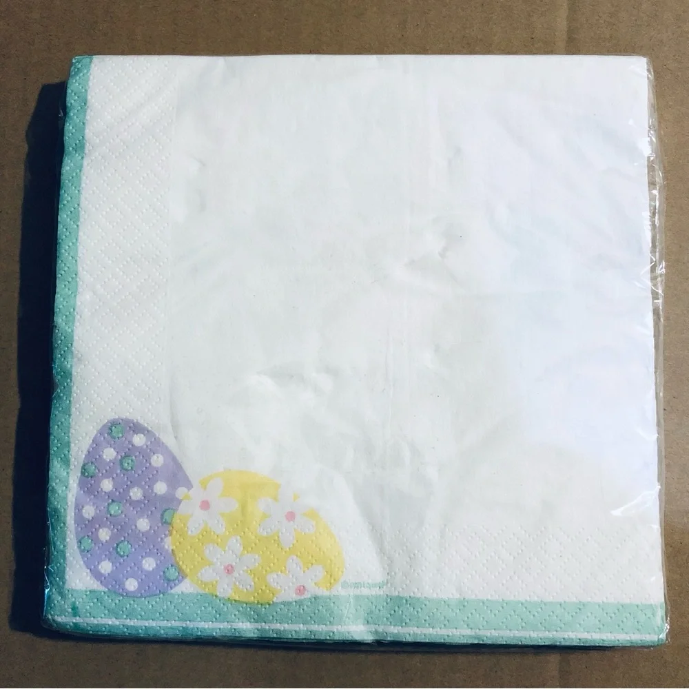 🎈$4 bundled🎈NEW HAPPY EASTER Lunch Napkins, 16 ct Paper Party Supply Multicolor